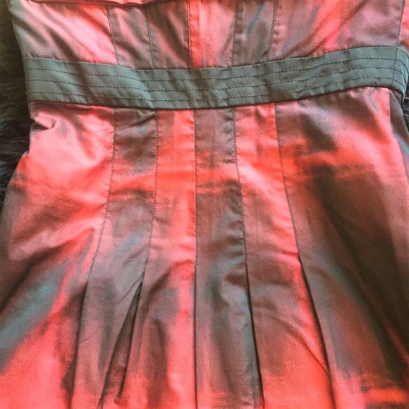 BCBG MaxAzria Red & Black Ombre Runway One-Shoulder Mini Dress - Size 2 - Picture 11 of 16